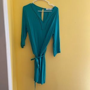 Cinched Tie Waist Romper